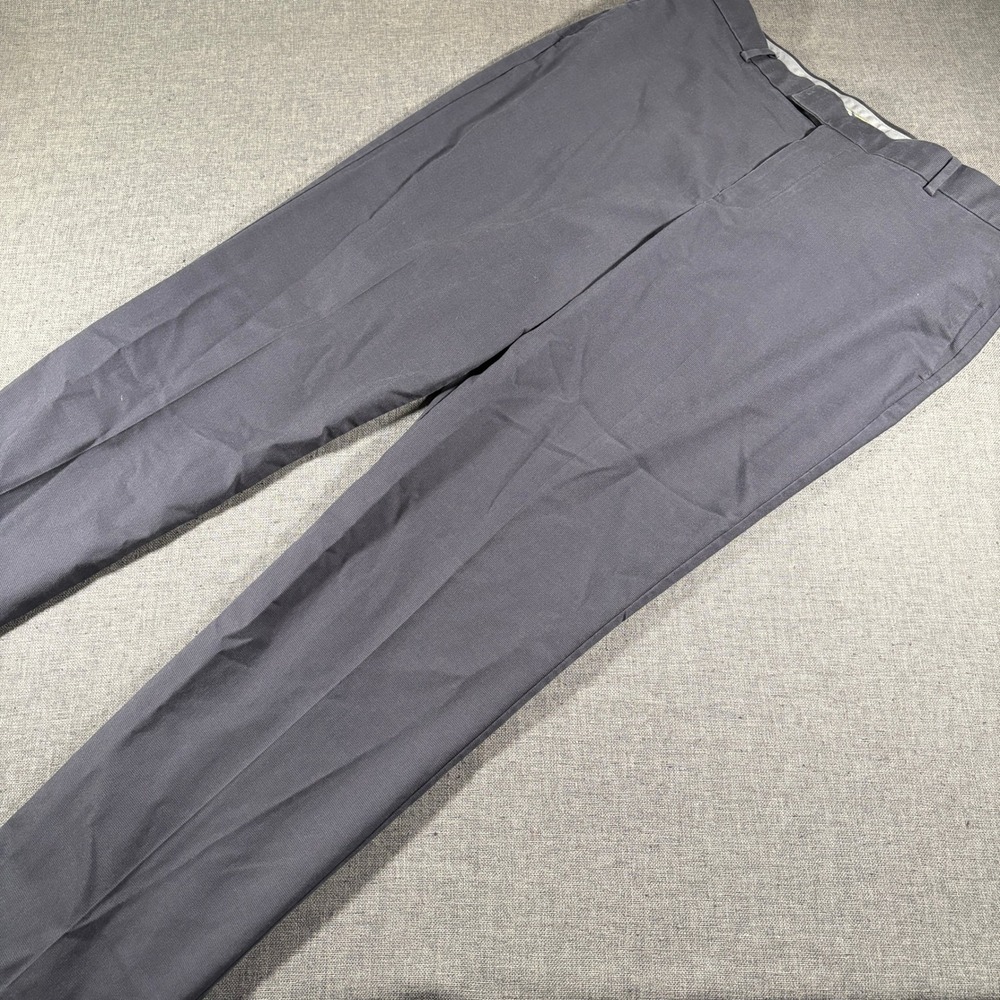 Charles Tyrwhitt Chinos Mens 38x32 Grey Classic Fit Non-Iron‎ Stretch Cotton